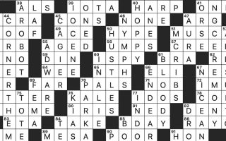 Utterly Exhausted NY Times Crossword